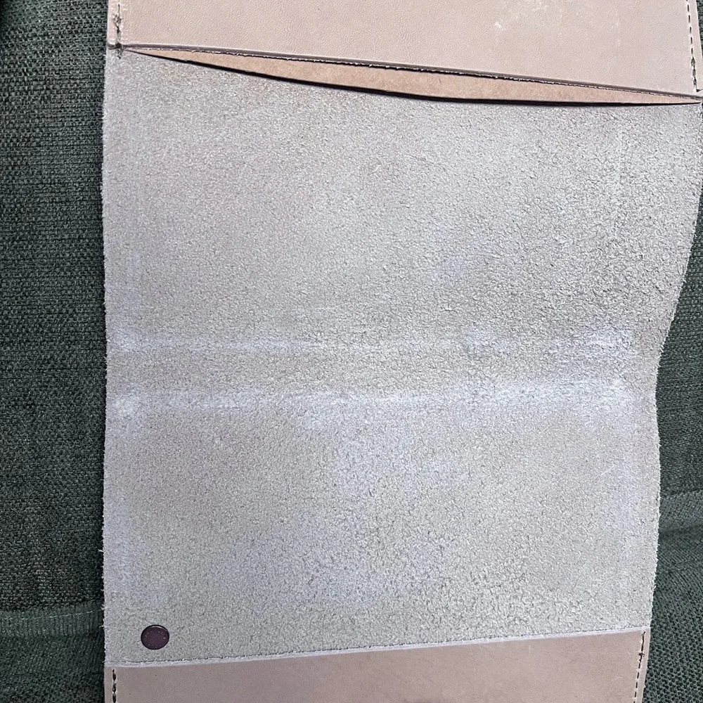 Rustico Refillable Top-Grain Leather Journal Notebook Cover Tan Nude Strap Loop